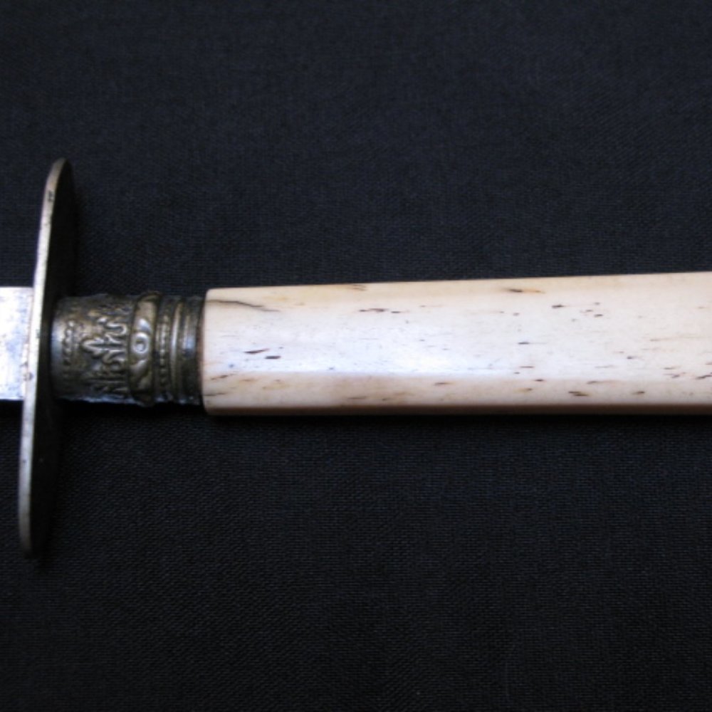 ANTIQUE DAGGER, HANCOCK CUTLERY LADIE'S GARTER DAGGER  SHEFFIELD STEEL - Picture 5 of 11